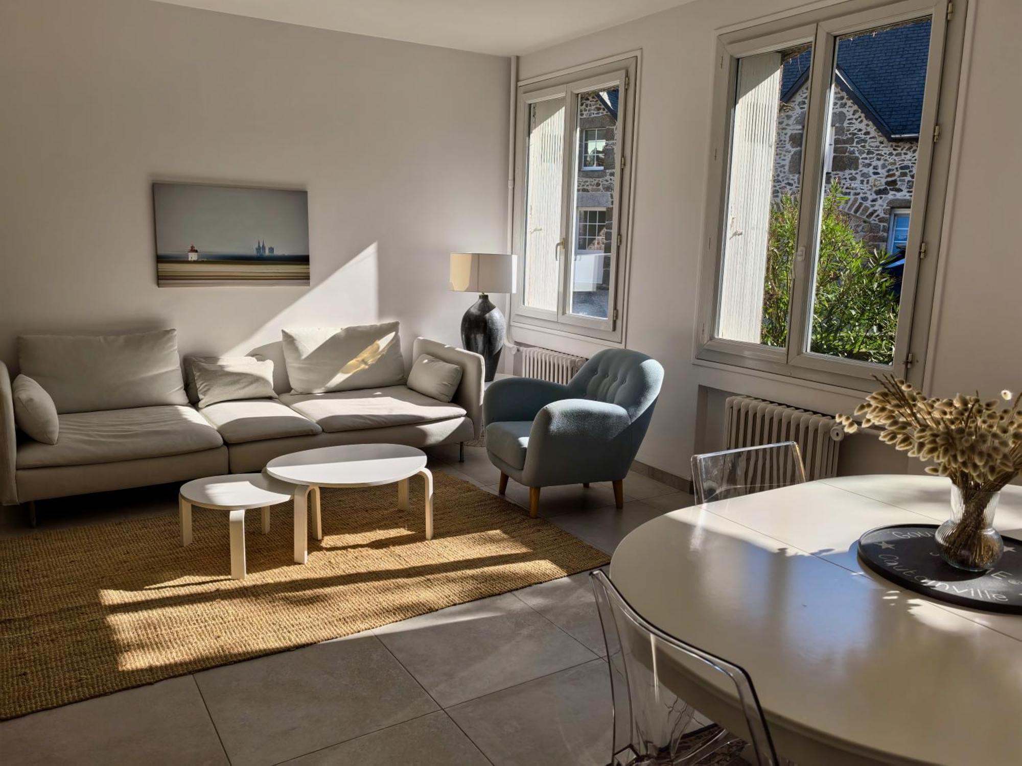 La Triolette, Maison Chaleureuse, Independante Et Refaite A Neuf Dans Le Vieux Coutainville, Tourisme Ou Teletravail 阿贡科塔因维尔 外观 照片
